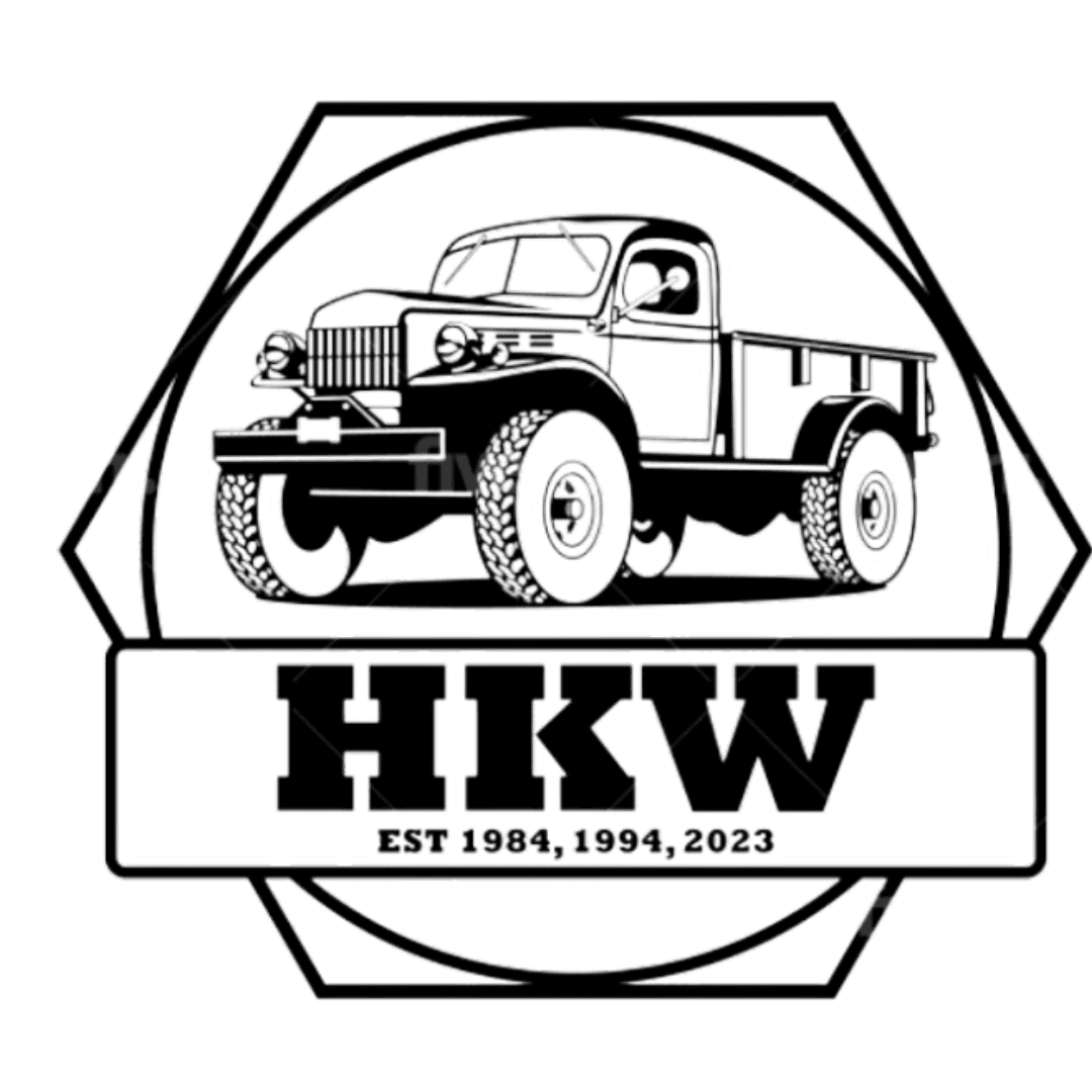 HKW vintage truck emblem